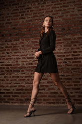 Bodycon Short Dress-Black